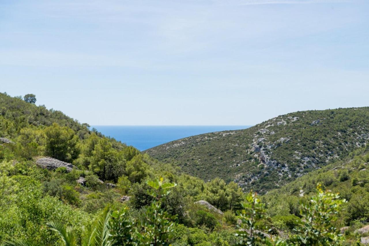 Rural House Pikola With Sea View On Vis Island Villa Komiža Exteriör bild
